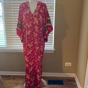 Ruth Norman Vintage Caftan Mumu House Dress Maxi Dress